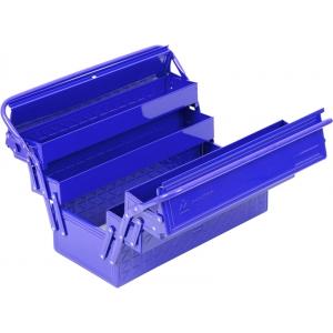 Ящик инструментальный раскладной 5 отсеков синий МАСТАК 510-05420B