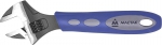 Ключ разводной 300 мм, эргономичная ручка, держатель, МАСТАК, 020-10300H